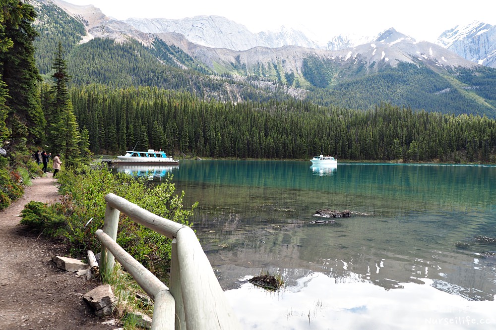 加拿大｜瑪琳湖 Maligne Lake．遊船探訪精靈島 - nurseilife.cc