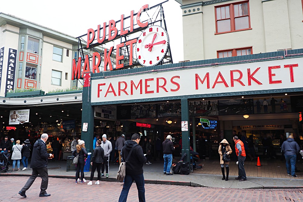 美國、華盛頓州｜西雅圖派克市場、全球第一家星巴克、口香糖牆、Pike Place Chowder - nurseilife.cc