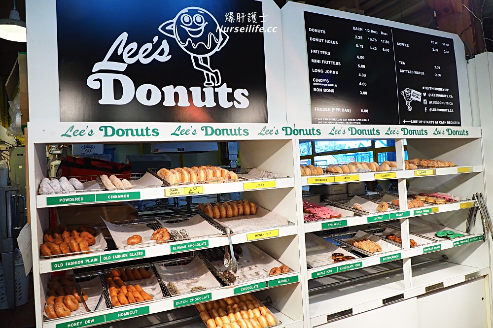 加拿大、溫哥華｜Granville Island．固蘭島市集必買Lee's Donuts - nurseilife.cc