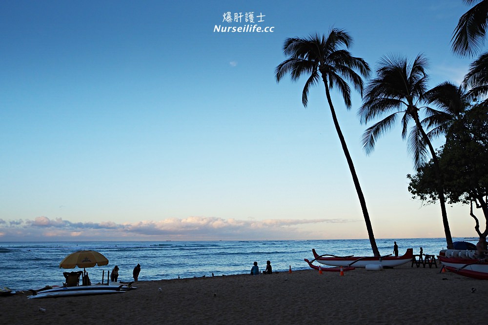 夏威夷檀香山威基基海灘 Waikiki Beach．躺下就贏了！ - nurseilife.cc