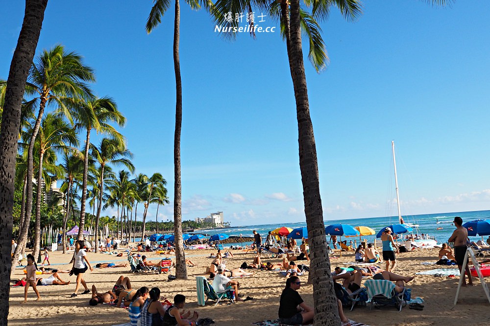 夏威夷檀香山威基基海灘 Waikiki Beach．躺下就贏了！ - nurseilife.cc