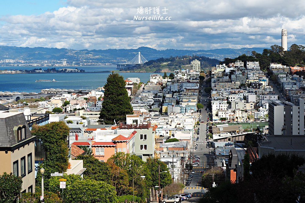 舊金山九曲花街(Lombard Street) ．殺膝蓋的倫巴底街 - nurseilife.cc