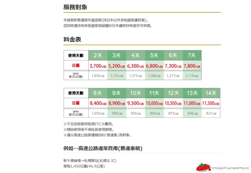 北海道自駕旅行｜新手租車與上路心得分享，租借還車路線與ETC怎麼選 - nurseilife.cc